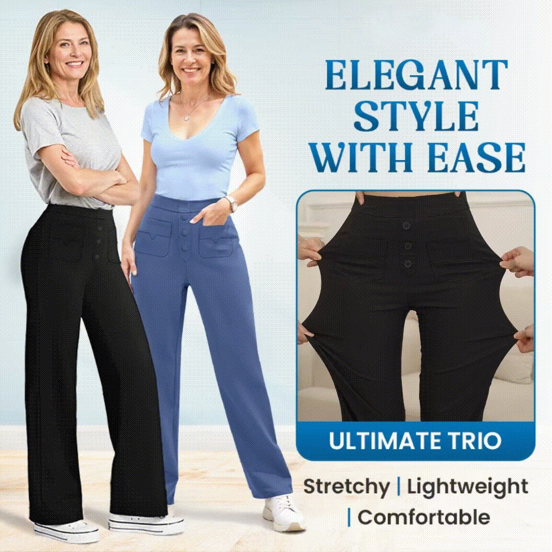 💖Pantalones casuales elásticos y cómodos para mujer-ES
