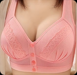 Κουμπί Αναπνεύσιμο Βαμβακερό σουτιέν φιλικό προς το δέρμα-GR