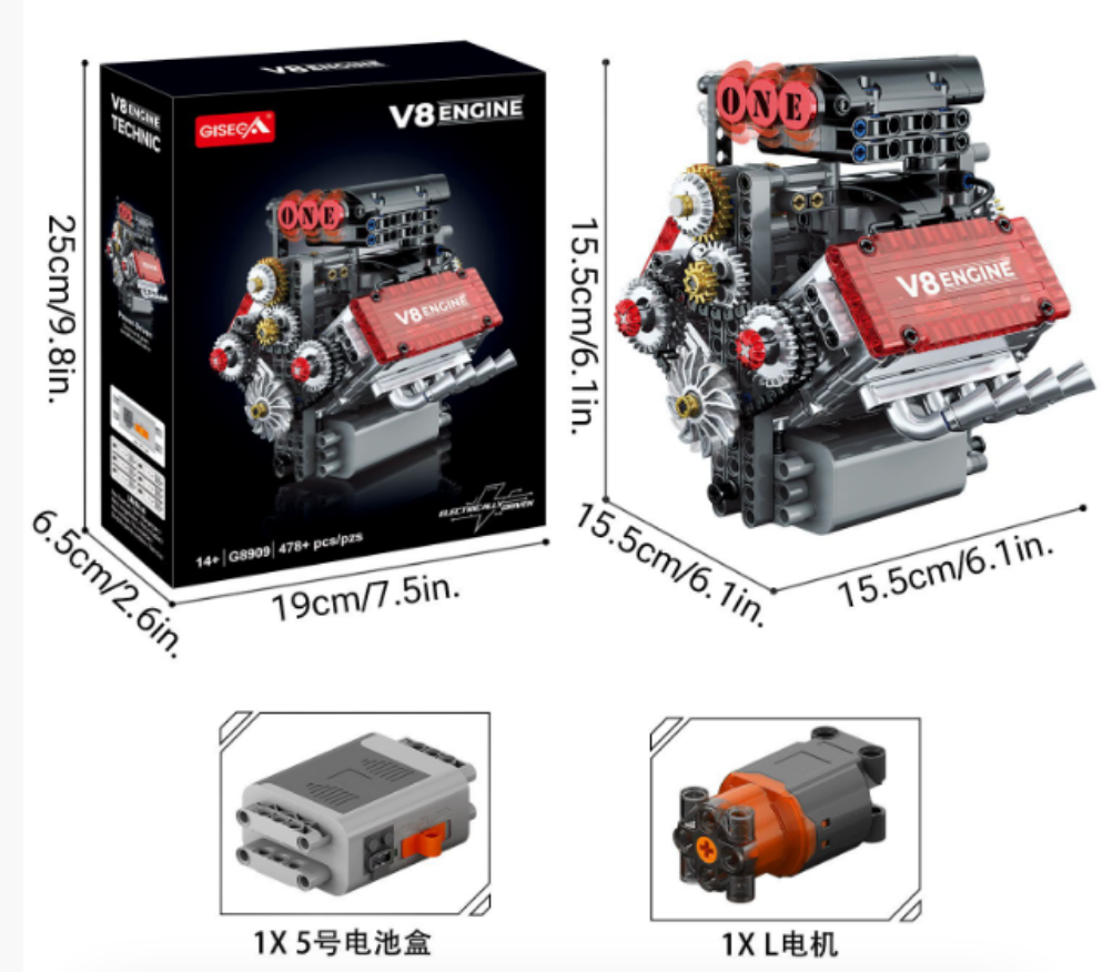 ¡Motor V8 rugiente!-ES