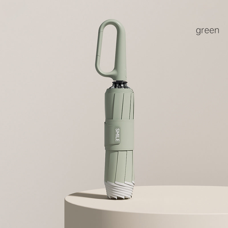 ☂️✨ ¡Paraguas con franja reflectante de seguridad! Se expande y contrae invertidamente sin salpicar agua, buena visibilidad en entornos oscuros.-ES