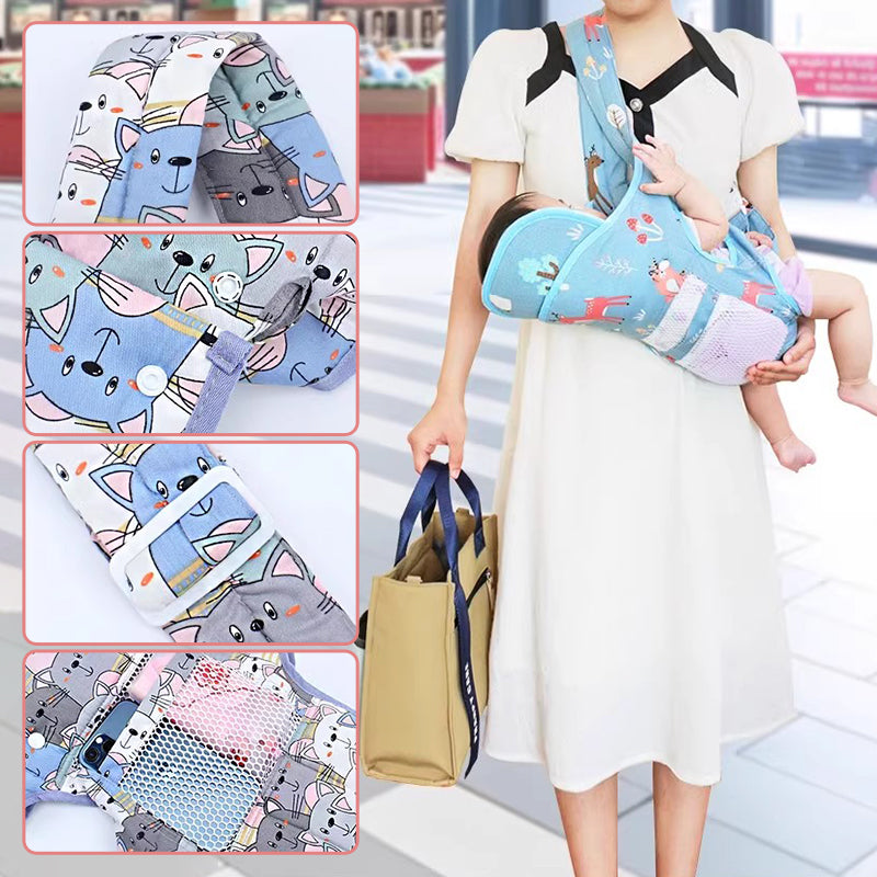 👶Πολυλειτουργικό, μάρσιπο μωρού που τοποθετείται στο στήθος με δύο ιμάντες ώμου-GR