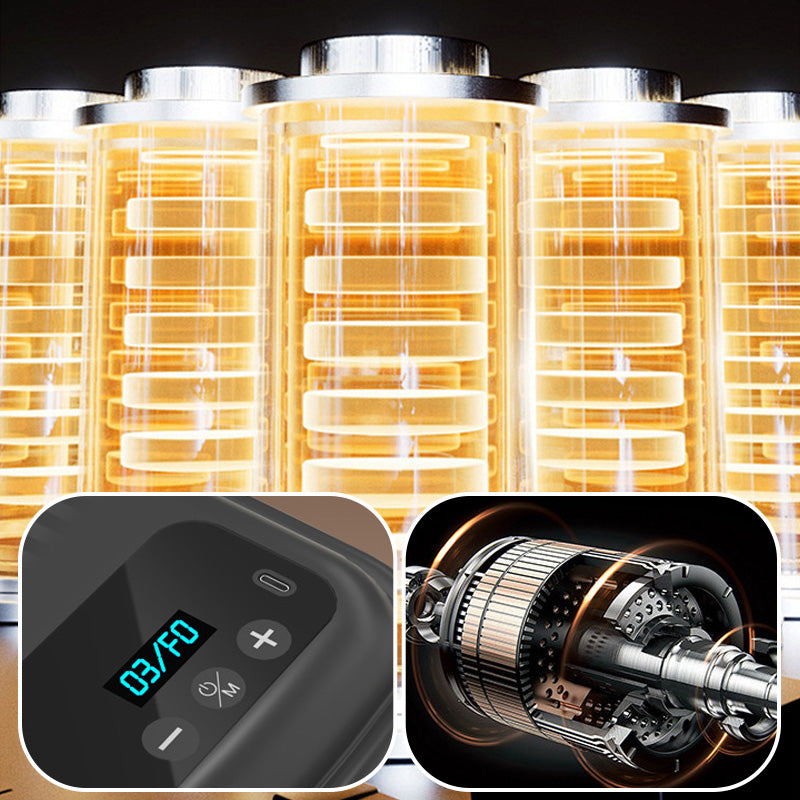 🏋️‍♂️ Fascijų masažo prietaisas su 4 galvutėmis-LT