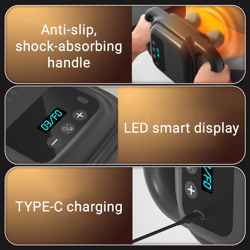 🏋️‍♂️ Fascijų masažo prietaisas su 4 galvutėmis-LT