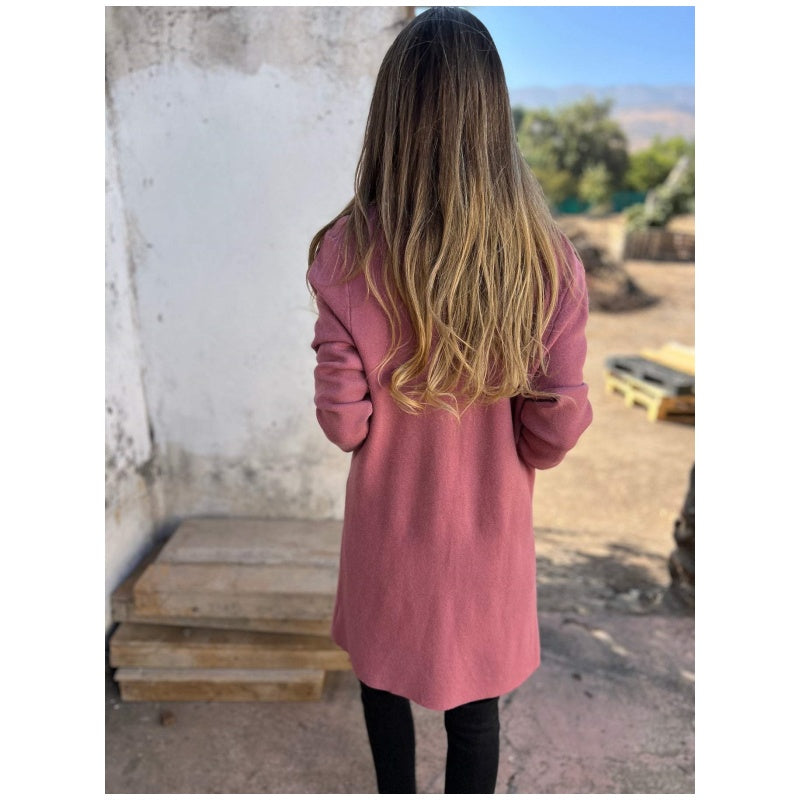 🎉Reväärkrae, pikkade varrukatega avatud esiosaga vabaaja kampsun-EE