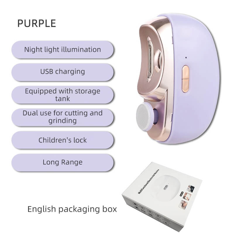 🔥 2-in-1 elektriline küünelõikur koos automaatse poleeriga-EE