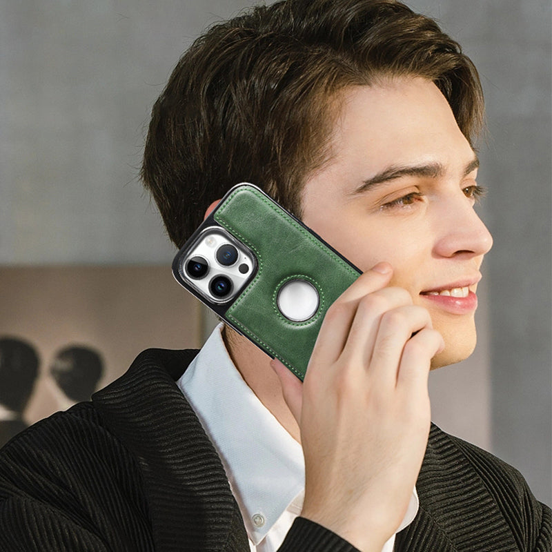 💢iPhone dėklas – prabangus odinis-LT