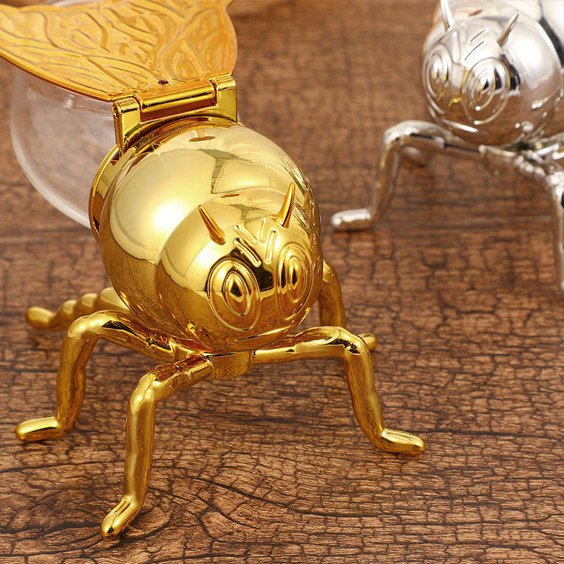 🍯Tarro de miel retro creativo con forma de abeja-ES