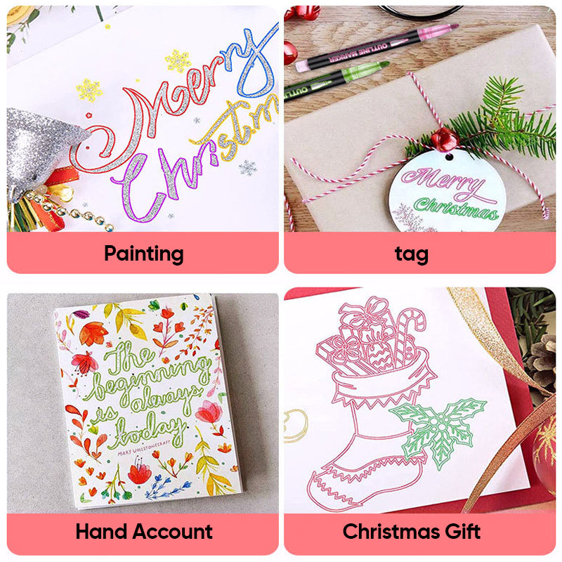 🎁Loovkingitustele SOODUS 49% -🎁Valguspulgad Graffiti Pliiatsid-EE