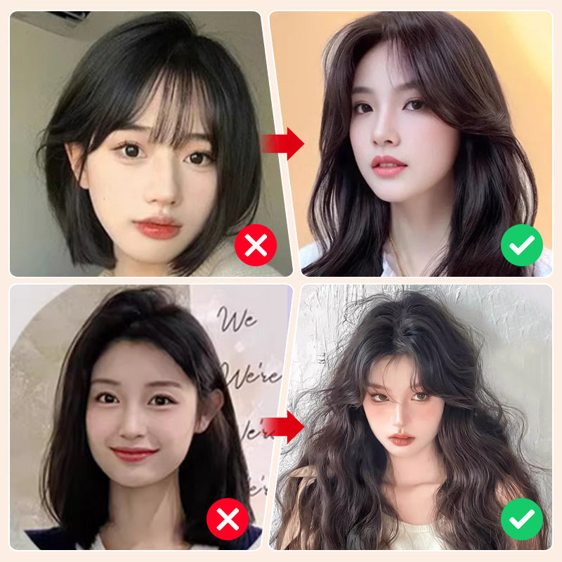 💖 ZDAJ 50 % POPUSTA! 💁 Ženska dolga valovita lasulja z gradientom - naraven videz, nastavljiva kapa, toplotno odporna vlakna za vsakodnevno oblikovanje 🌟📦-SI