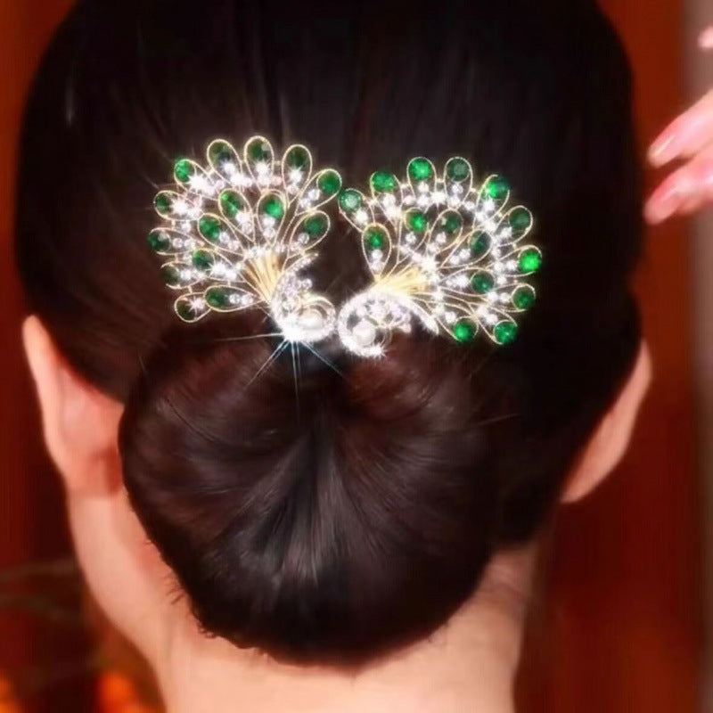 【💞Compra 1, llévate 1 gratis】🦚Accesorios para el cabello de pavo real retro de moda-ES