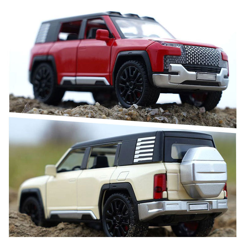 Modelo de coche de aleación de aluminio a escala 1:32 con función audiovisual.-ES