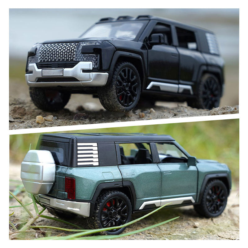 Modelo de coche de aleación de aluminio a escala 1:32 con función audiovisual.-ES