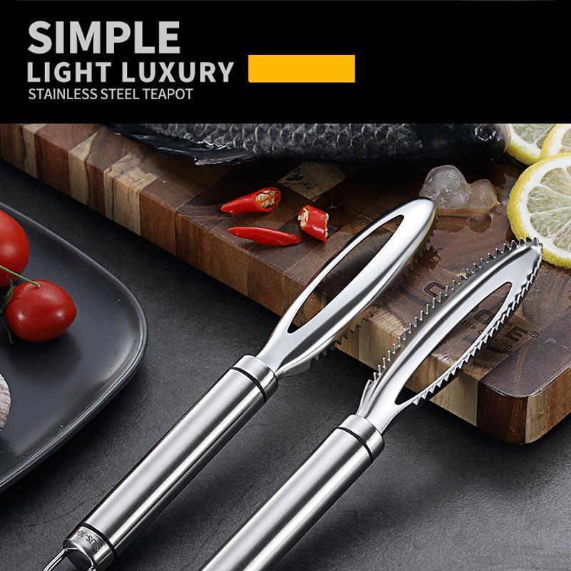 Herramientas de cocina manuales para raspar pescado-ES