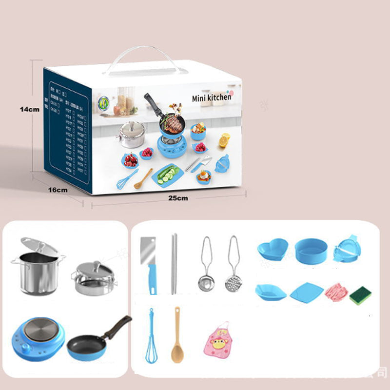 🍳Mini cocina (juguetes infantiles) - set de 22 piezas-ES