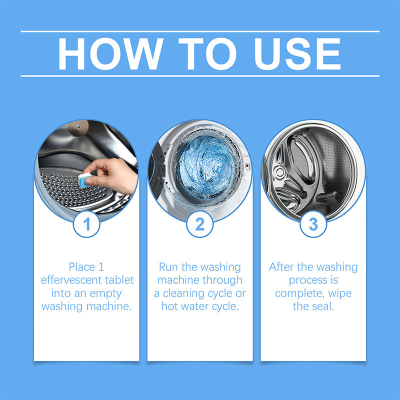 ✨Ισχυρά δισκία καθαρισμού πλυντηρίου ρούχων - Γρήγορος καθαρισμός✨-GR