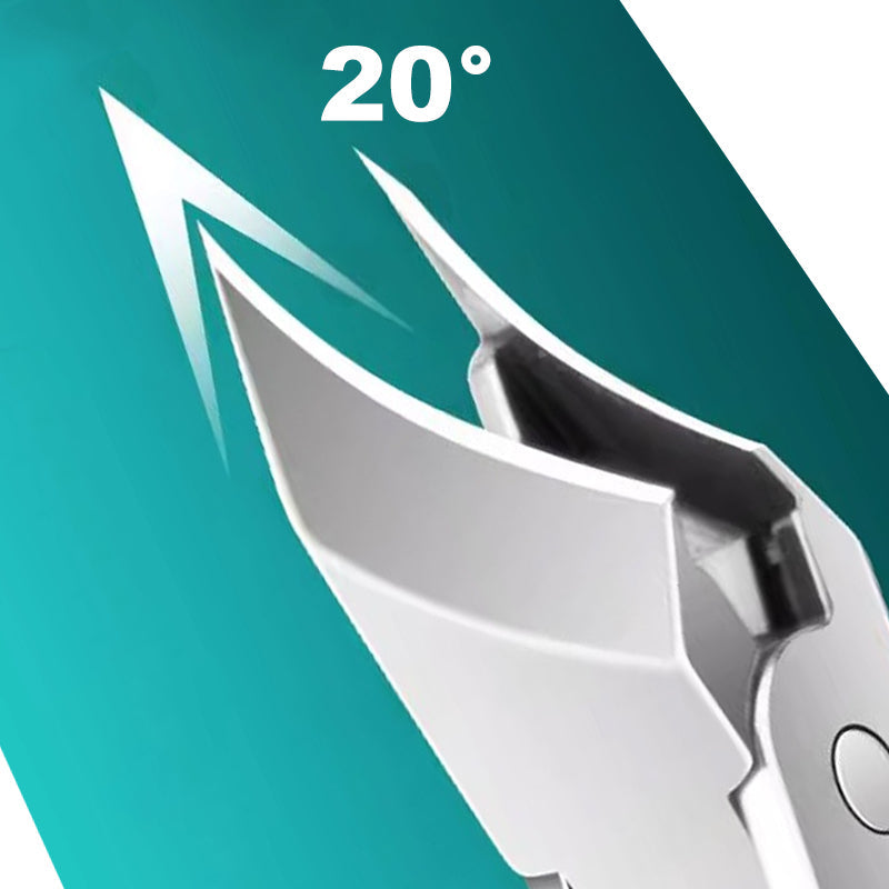 2025 a mitad de precio 🔥 Juego de cortaúñas de 3 piezas en ángulo de 25°, resistente a salpicaduras-ES