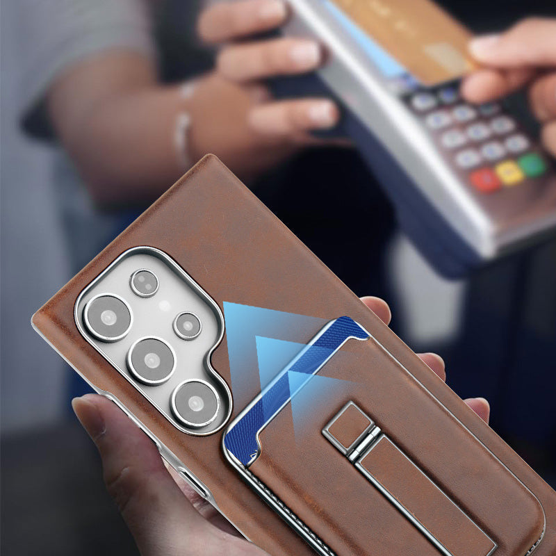 💼 Funda combinada para Samsung: Soporte + Billetera + Imán | Para viajes, trabajo y uso diario-ES