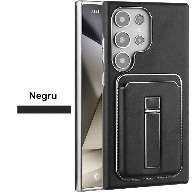 💼 Funda combinada para Samsung: Soporte + Billetera + Imán | Para viajes, trabajo y uso diario-ES