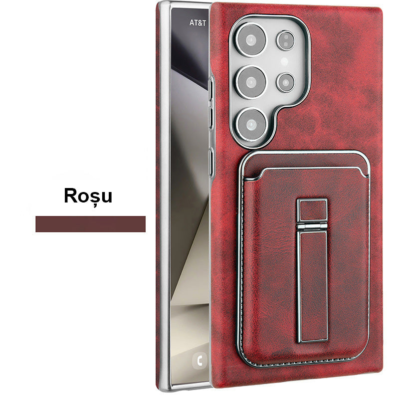 💼 Funda combinada para Samsung: Soporte + Billetera + Imán | Para viajes, trabajo y uso diario-ES