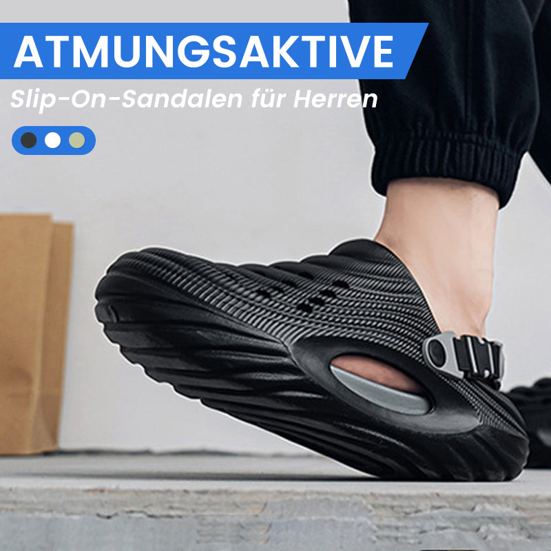 ☁️Sandalias transpirables sin cordones para hombre🌬️-ES