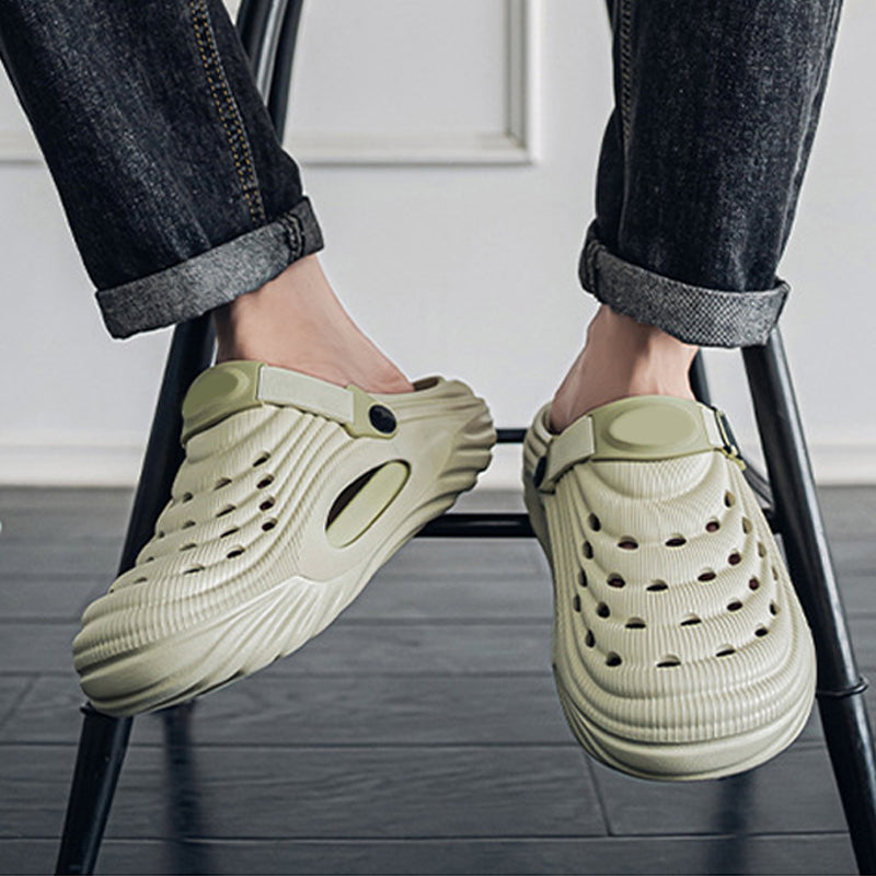 ☁️Sandalias transpirables sin cordones para hombre🌬️-ES