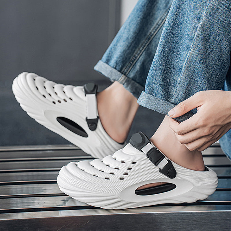 ☁️Sandalias transpirables sin cordones para hombre🌬️-ES