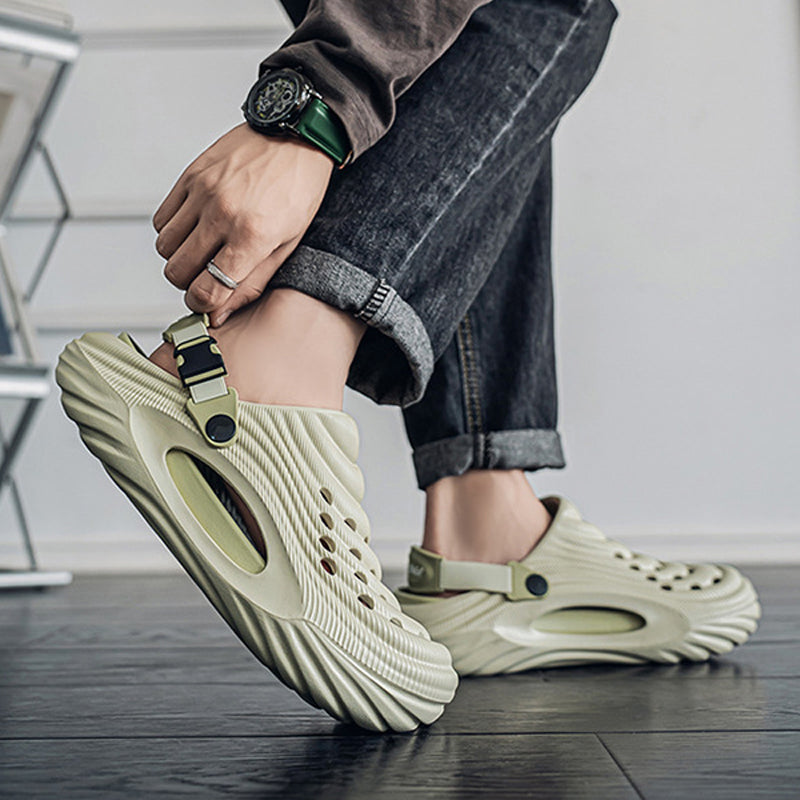 ☁️Sandalias transpirables sin cordones para hombre🌬️-ES