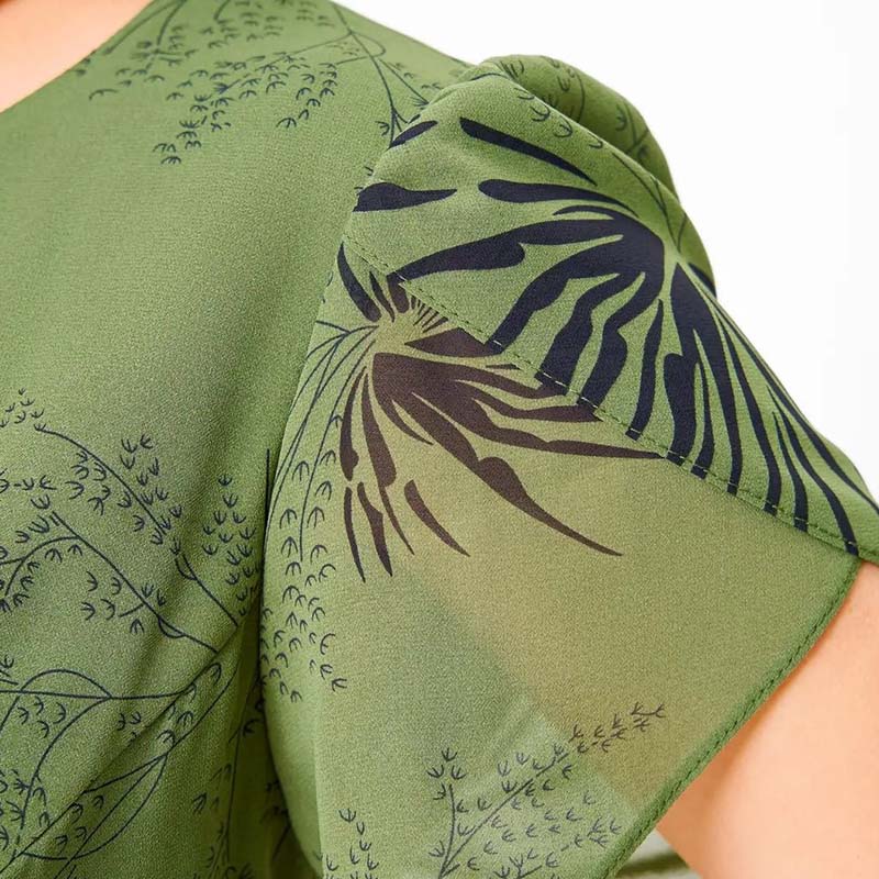 🔥Vestido corte A con cinturón | Vestido estilo floral y veraniego-ES