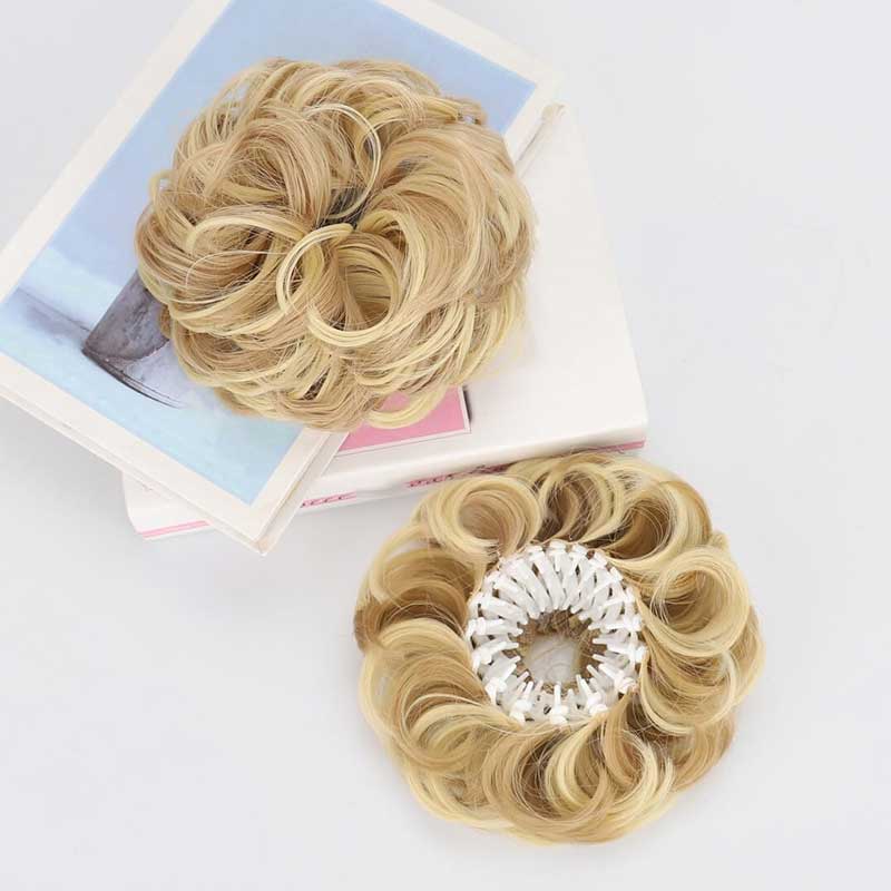 💁‍♀️ Ένας γενναιόδωρος κότσος από συνθετικά μαλλιά με ρυθμιζόμενο κούμπωμα-GR