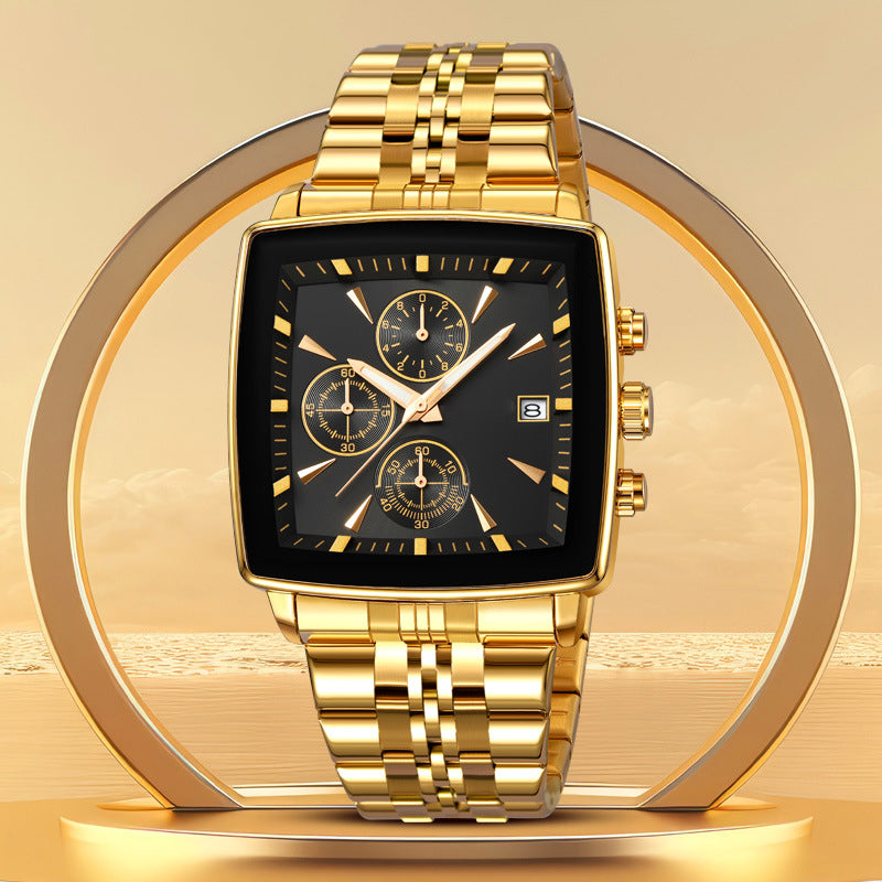 ⌚Reloj de cuarzo multifuncional resistente al agua para hombre-ES