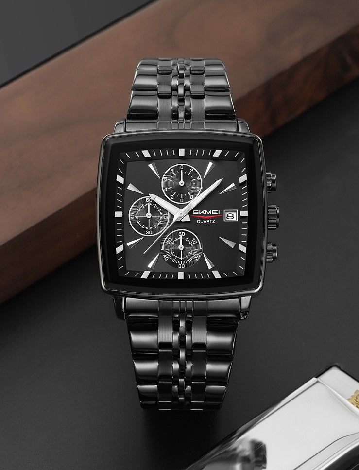 ⌚Reloj de cuarzo multifuncional resistente al agua para hombre-ES