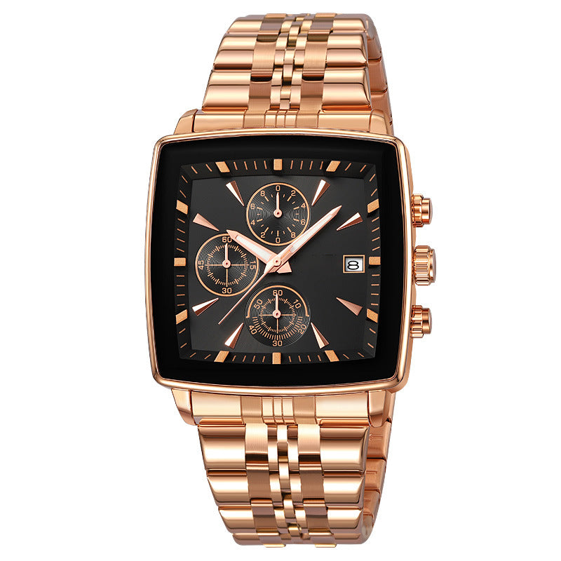 ⌚Reloj de cuarzo multifuncional resistente al agua para hombre-ES