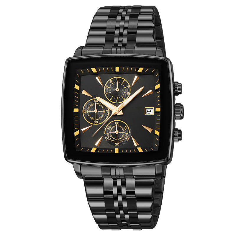⌚Reloj de cuarzo multifuncional resistente al agua para hombre-ES