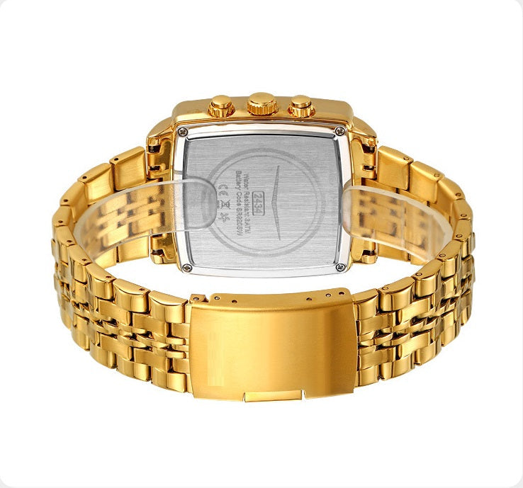 ⌚Reloj de cuarzo multifuncional resistente al agua para hombre-ES