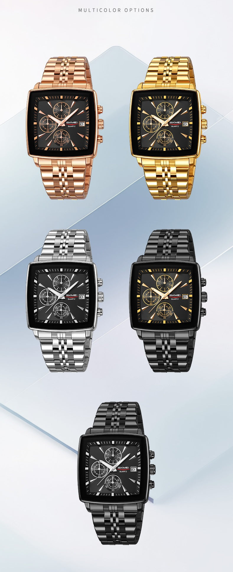 ⌚Reloj de cuarzo multifuncional resistente al agua para hombre-ES