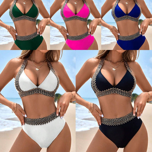 👙 Dámske dvojdielne plavky s volánikmi-SK