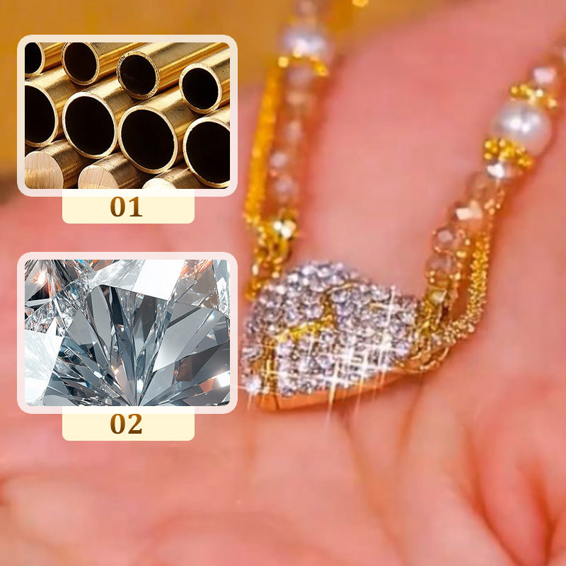 ⏳Laikinas specialus pasiūlymas⏰Derantys vėriniai su širdies formos pakabuku ir magnetu💖-LT