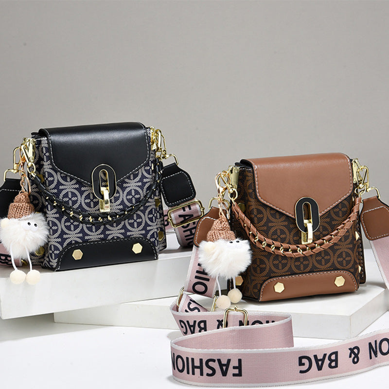 Ženska modna usnjena torba čez telo-SI