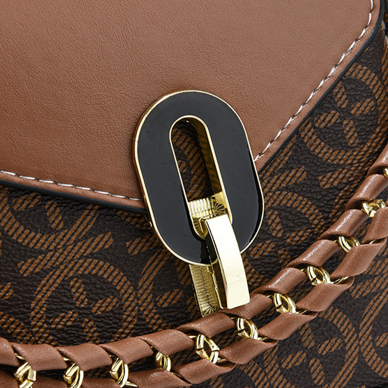 Ženska modna usnjena torba čez telo-SI