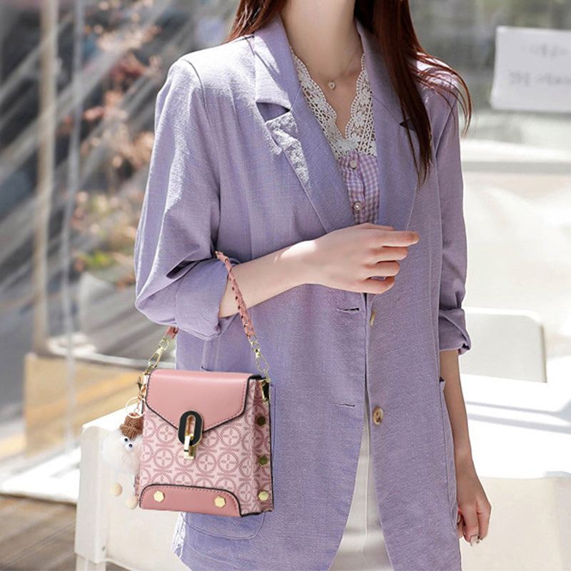 Ženska modna usnjena torba čez telo-SI