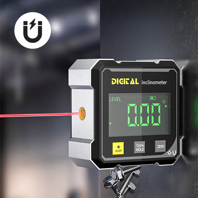 🔧 Magnetni digitalni 4-stranski laserski kotni skener💥-SI