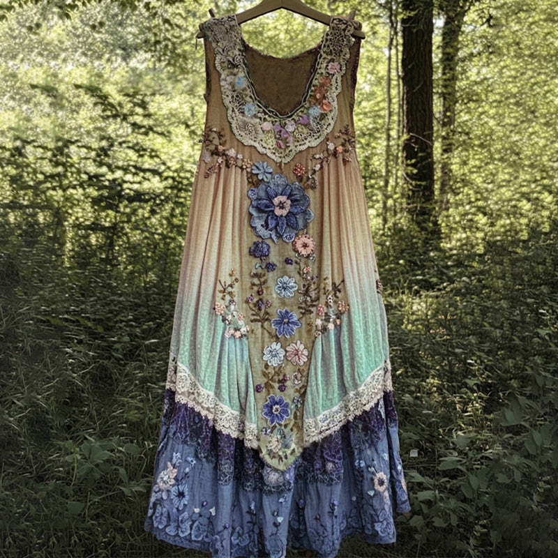 3D spausdinta berankovė U formos midi suknelė-LT