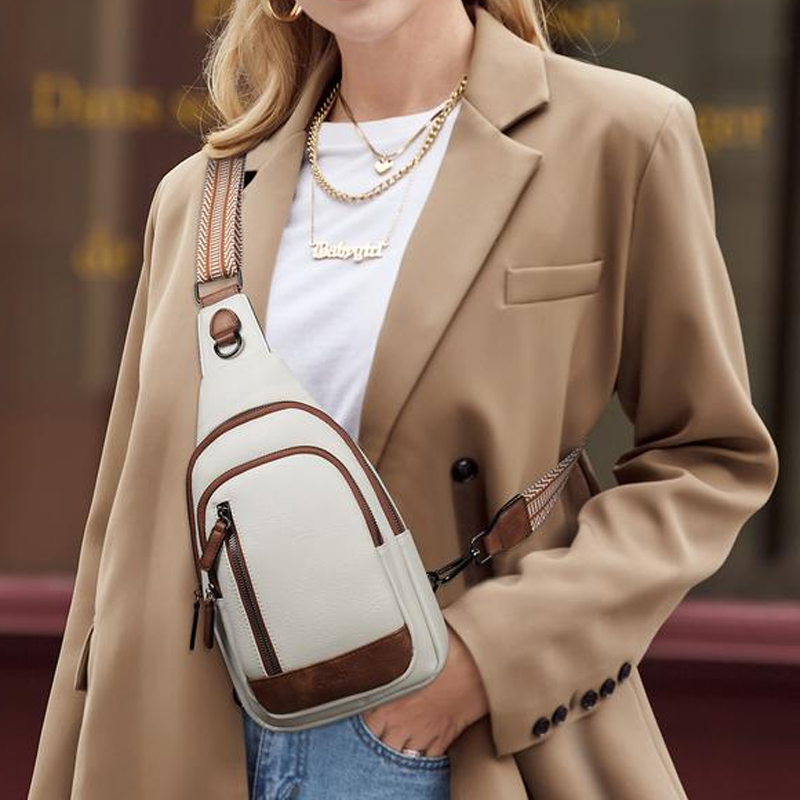 🎁Μοντέρνη γυναικεία δερμάτινη τσάντα ώμου-GR