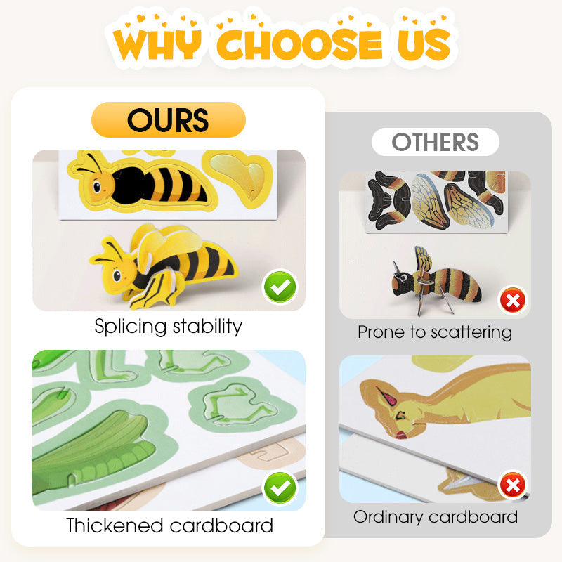 🎨 Rompecabezas educativos 3D para niños-ES