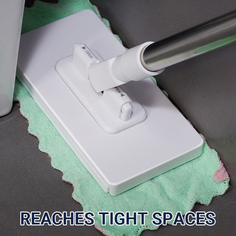 💥Vienkartinė dulkių šluostė su 4 daugkartinio naudojimo šluostėmis-LT