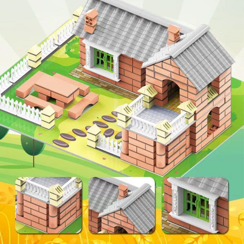 🏠 Συναρμολογούμενο μίνι κιτ κατασκευής κτιρίου-GR