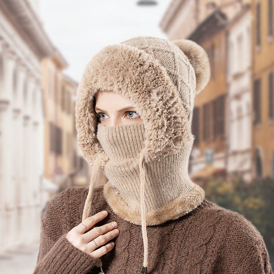 🔥Gorro tipo jersey 3 en 1 cálido para mujer-ES