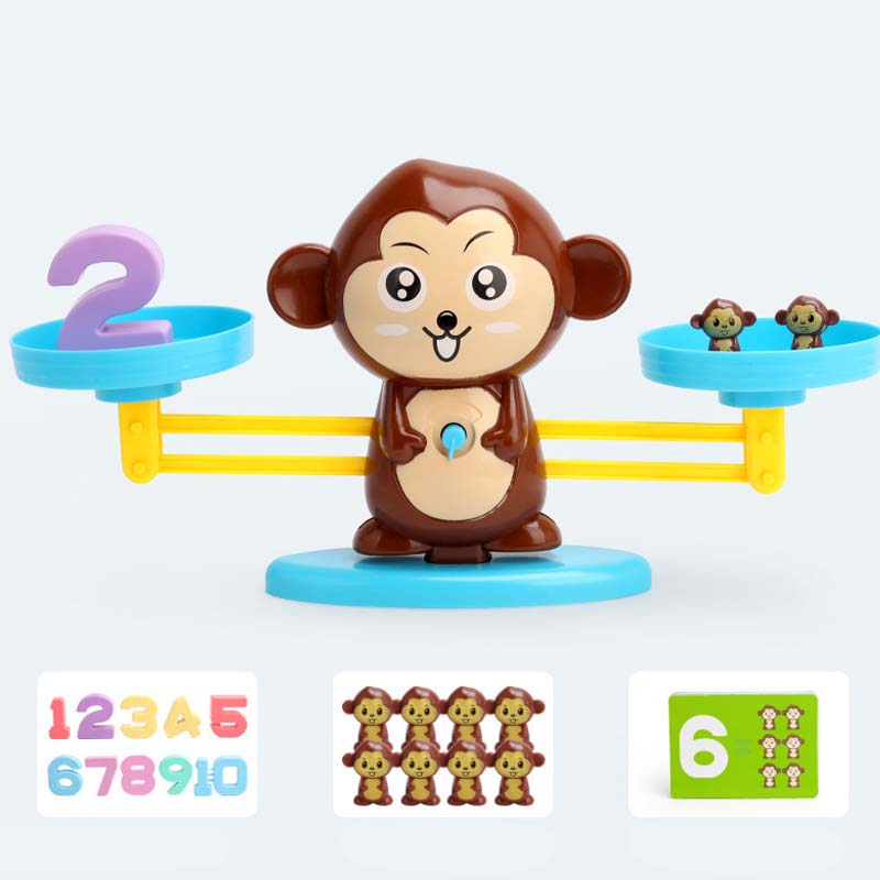 🐸Juego de juguetes para niños con animales de dibujos animados y escamas-ES