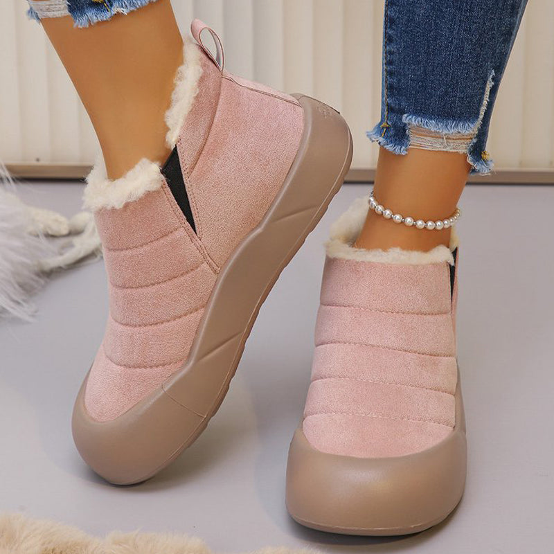 💖Botas de invierno impermeables con suela blanda y forro de algodón-ES