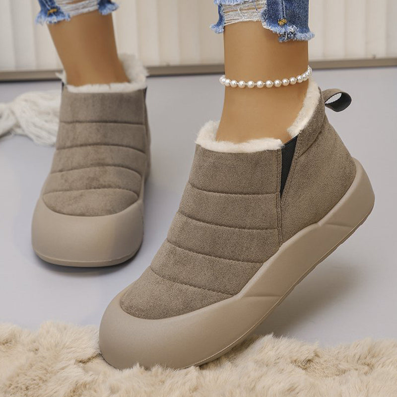 💖Botas de invierno impermeables con suela blanda y forro de algodón-ES